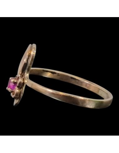 Pierścionek Róż. Kamień 1,71g pr.585 r.16