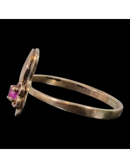 Pierścionek Róż. Kamień 1,71g pr.585 r.16