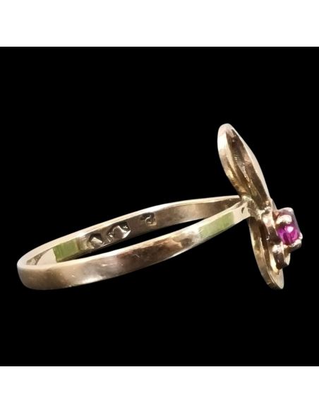 Pierścionek Róż. Kamień 1,71g pr.585 r.16