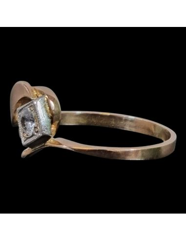 Pierścionek Romb Z Oczkiem 2,22g 585 r.15