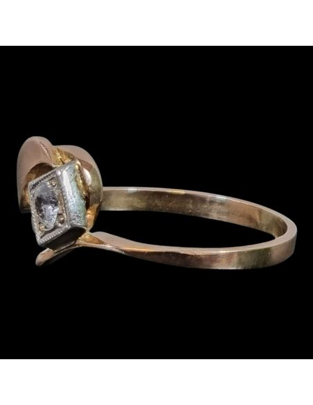 Pierścionek Romb Z Oczkiem 2,22g 585 r.15