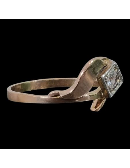 Pierścionek Romb Z Oczkiem 2,22g 585 r.15