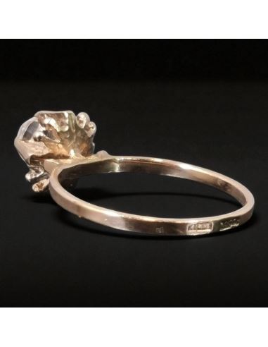 Złoty pierścionek z oczkiem 2,49g pr.585 r.16