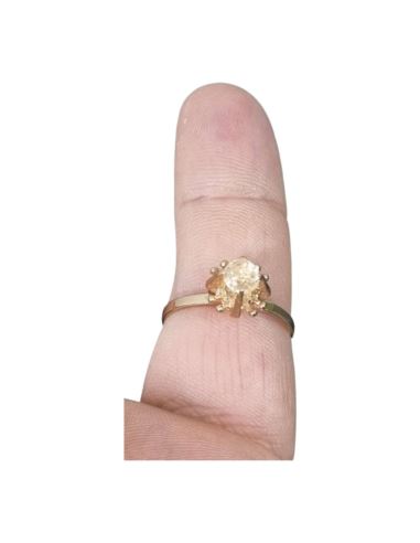 Złoty pierścionek z oczkiem 2,49g pr.585 r.16