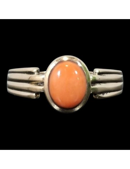 Pierścionek z Ceglanym Oczkiem 3,97g 585 r23