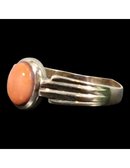 Pierścionek z Ceglanym Oczkiem 3,97g 585 r23