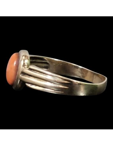 Pierścionek z Ceglanym Oczkiem 3,97g 585 r23