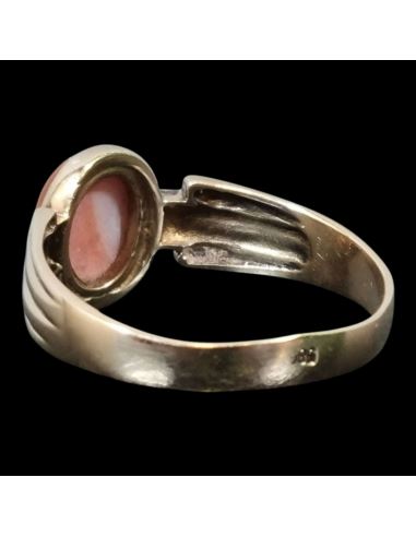 Pierścionek z Ceglanym Oczkiem 3,97g 585 r23