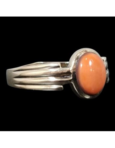 Pierścionek z Ceglanym Oczkiem 3,97g 585 r23