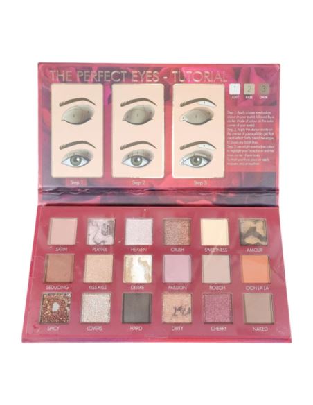 Paleta 18 Cieni Do Makijażu Powek Fab Factory Seductive Paleta 18 Cieni Do Makijażu Powek Fab Factory Seductive