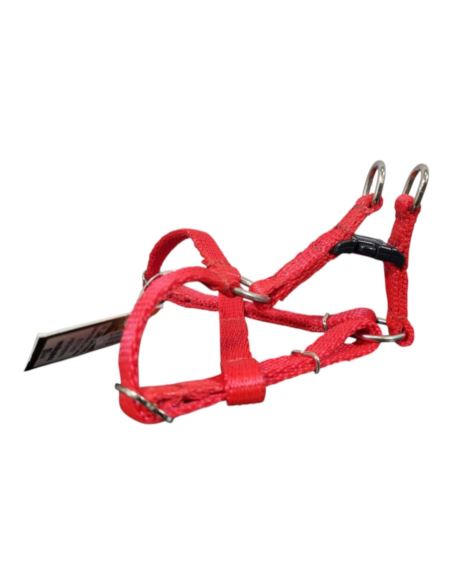 LORD Szelki z taśmy z górnym zatrzaskiem 35cm Czerwony