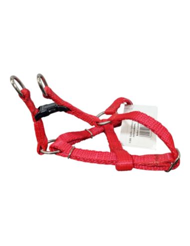 LORD Szelki z taśmy z górnym zatrzaskiem 35cm Czerwony