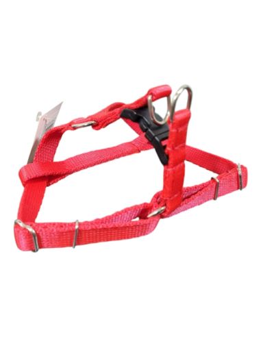 LORD Szelki z taśmy z górnym zatrzaskiem 40cm Czerwone