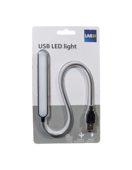 Lampka USB Do czytania Elastyczna Podróżna Światło Białe Lab31