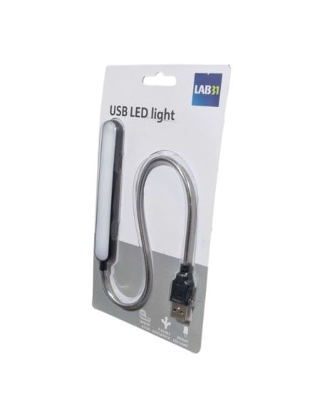 Lampka USB Do czytania Elastyczna Podróżna Światło Białe Lab31