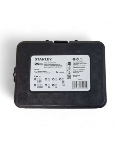 Wkrętak z grzechotką łamany + Bity Stanley