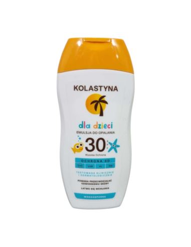 Kolastyna Emulsja do Opalania dla Dzieci SPF30 Ochrona 4D Wodoodporna