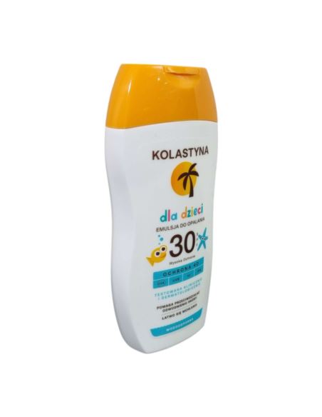 Kolastyna Emulsja do Opalania dla Dzieci SPF30 Ochrona 4D Wodoodporna