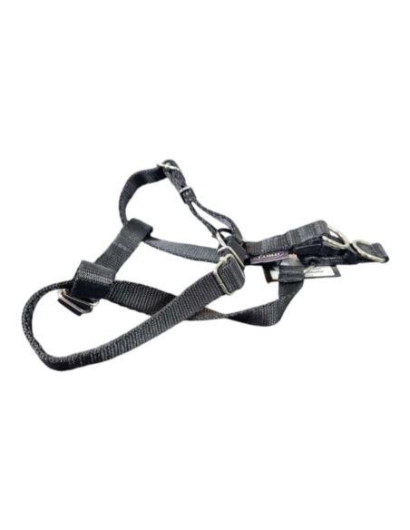 LORD Szelki z taśmy z górnym zatrzaskiem 50cm Czarny