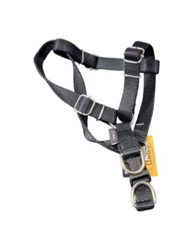 LORD Szelki z taśmy z górnym zatrzaskiem 50cm Czarny