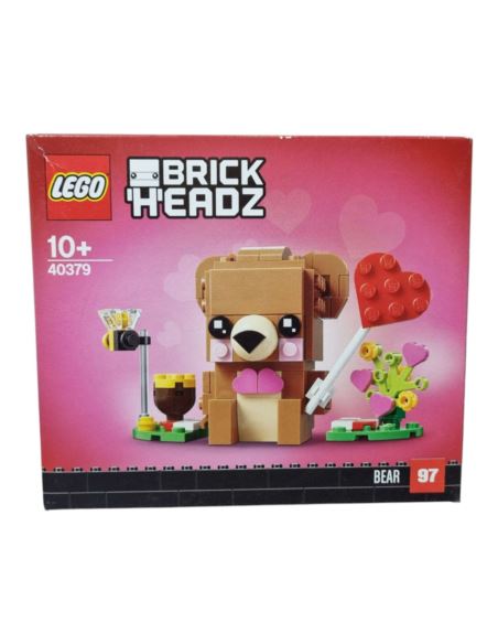 Oryginalne LEGO 40379 BrickHeadz Miś Walentynkowy Idealny Zestaw na prezent Oryginalne LEGO 40379 BrickHeadz Miś Walentynkowy Idealny Zestaw na prezent