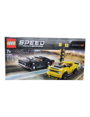 LEGO 75893 Speed Champions Dodge Challenger SRT Demon oraz Charger R/T