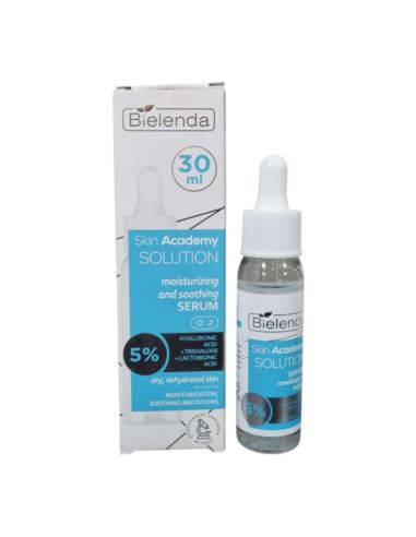 BIELENDA SKIN ACADEMY SOLUCTION SERUM NAWILŻAJĄCO - KOJĄCE 30ml