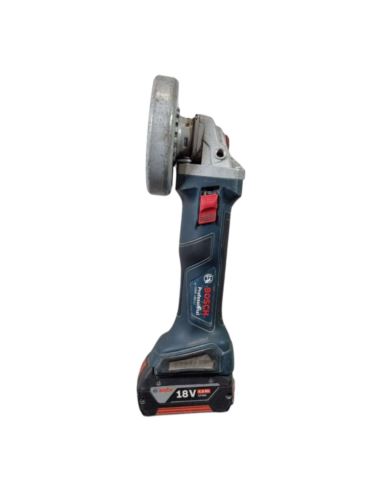 Szlifierka Kątowa Bezszczotkowa 115mm 18V Bosch GWS 180-LI Bez Ładowarki + Aku 4.0 Ah