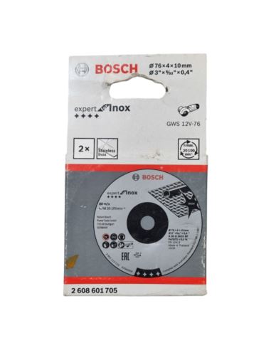 Bosch 2 x Tarcza Korundowa GWS 12V-76 76mm/4,0mm