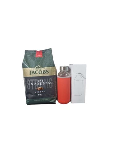 Zestaw kawowy 9187Kawa Ziarnista Jacobs Espresso Strong 1kg
