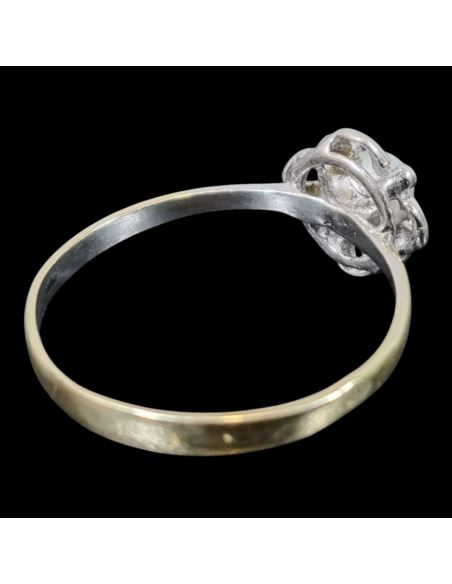 Złoty Pierścionek Białe Oczko p585 1,28g r13