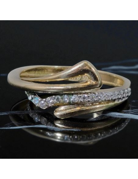 Złoty Pierścionek 1,71g pr.585 r.12