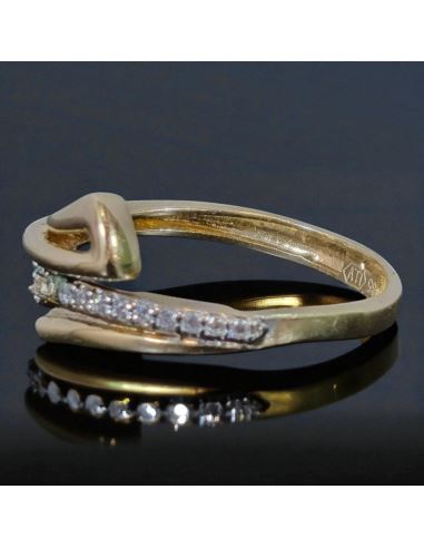 Złoty Pierścionek 1,71g pr.585 r.12