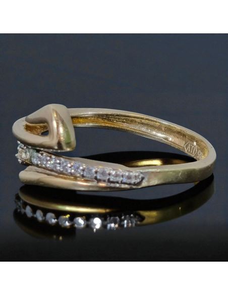 Złoty Pierścionek 1,71g pr.585 r.12