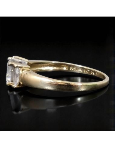 Pierścionek Trzy Oczka 2,49g 585 r.16