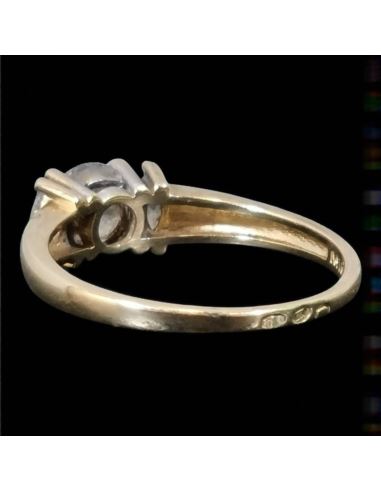 Pierścionek Trzy Oczka 2,49g 585 r.16