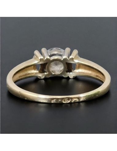 Pierścionek Trzy Oczka 2,49g 585 r.16