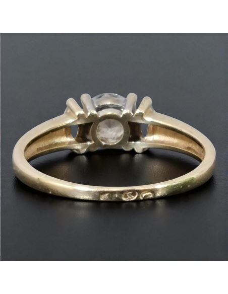 Pierścionek Trzy Oczka 2,49g 585 r.16