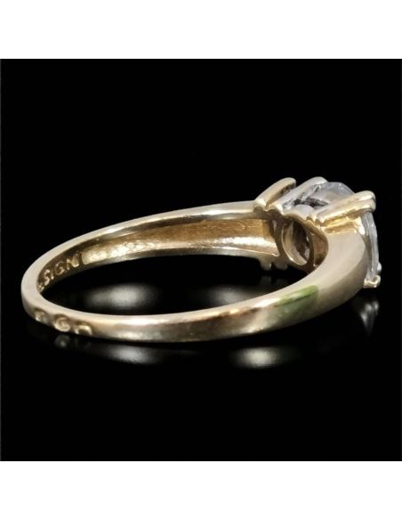 Pierścionek Trzy Oczka 2,49g 585 r.16