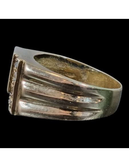 Sygnet Czarny Kamień p585 5,06g r9