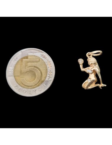 Złota Zawieszka Panna 1,77g pr.585