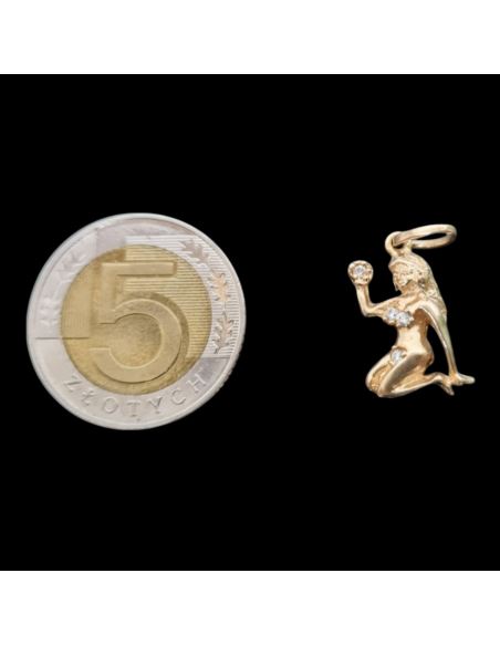 Złota Zawieszka Panna 1,77g pr.585