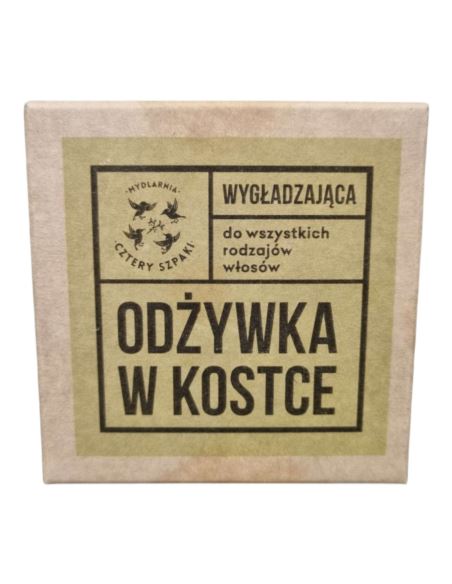 Cztery Szpaki Wygładzająca Odżywka w Kostce 55g Cztery Szpaki Wygładzająca Odżywka w Kostce 55g