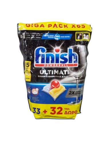 Finish PowerBall Ultimate AllIn1 65szt Lemon