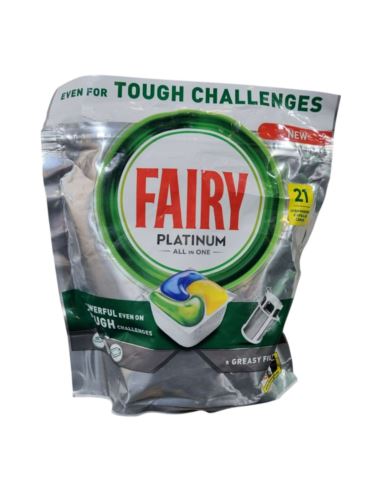 Fairy Platinum AllInOne Lemon Greasy Filter 21Kaps