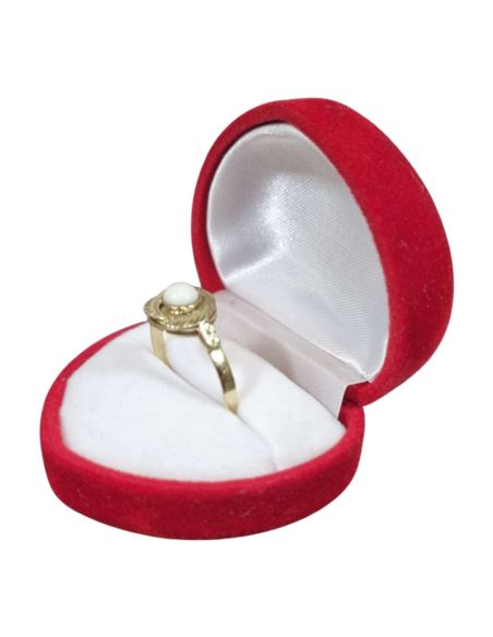 Pierścionek z Białym Oczkiem 2,15g 585 r.19