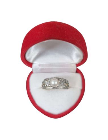 Pierścionek Z Perłą 3,95g 585 r.17
