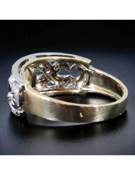 Pierścionek Z Perłą 3,95g 585 r.17