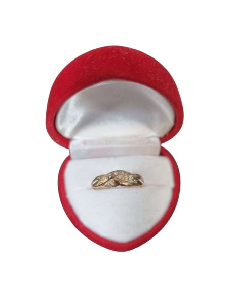 Pierścionek Przeplatany 1,74g pr.585 r.19