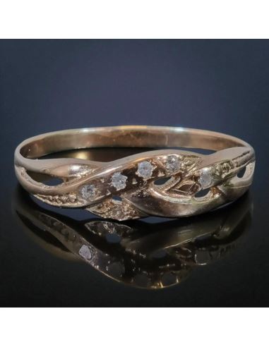 Pierścionek Przeplatany 1,74g pr.585 r.19